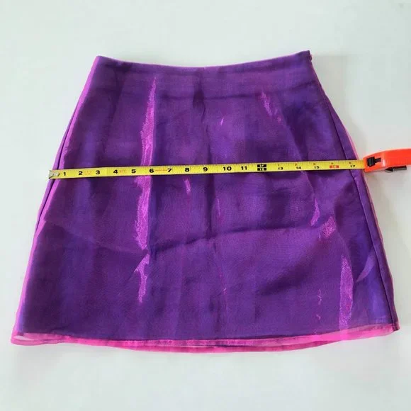 dEliA*s iridescent purple skirt - Picture 5 of 7